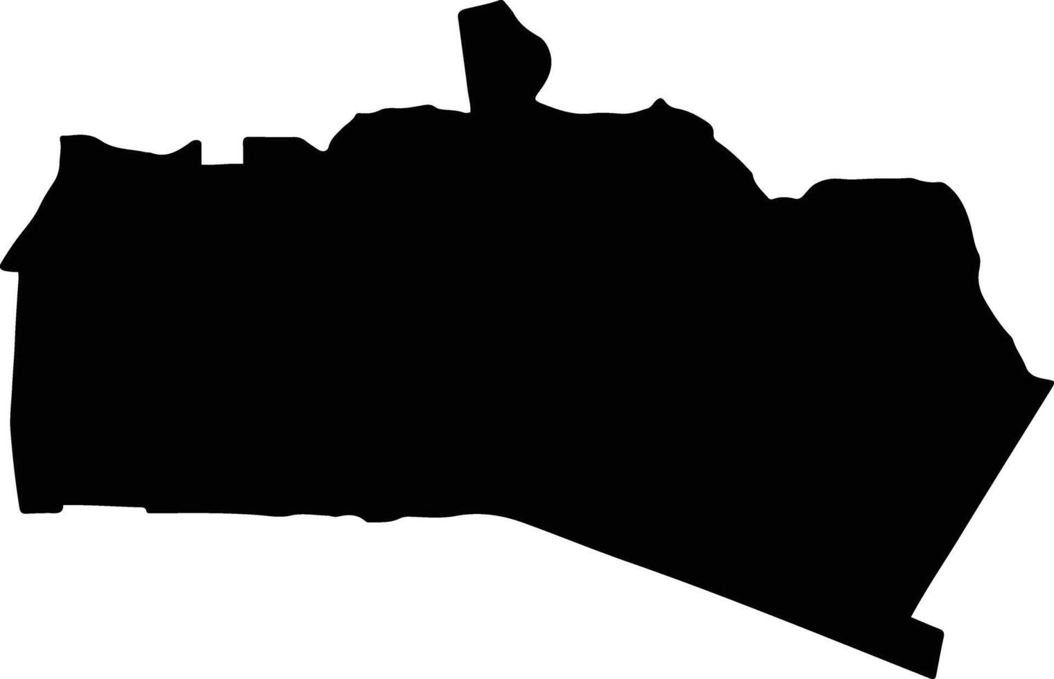 Lat Krabang Thailand silhouette map vector