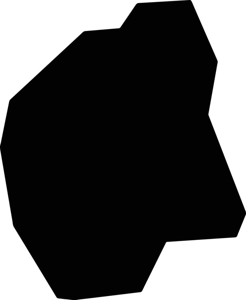 Latsia Cyprus silhouette map vector