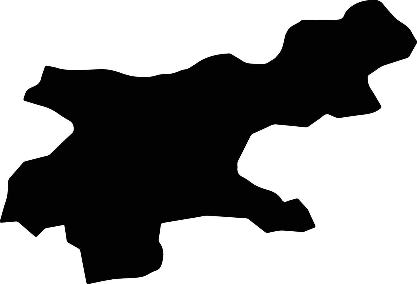 Laufenburg Switzerland silhouette map vector