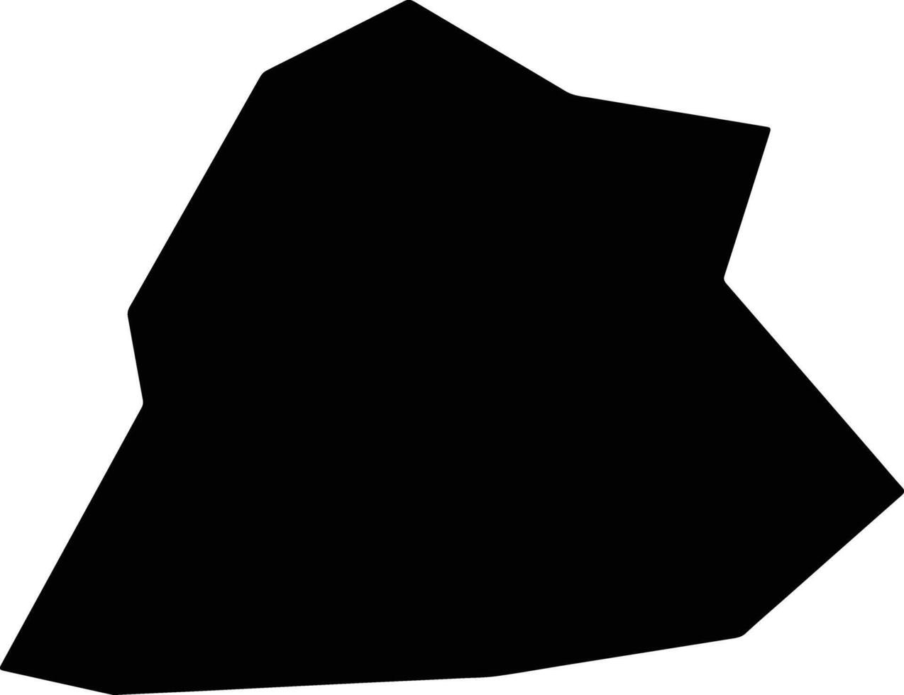 Laurel United States silhouette map vector