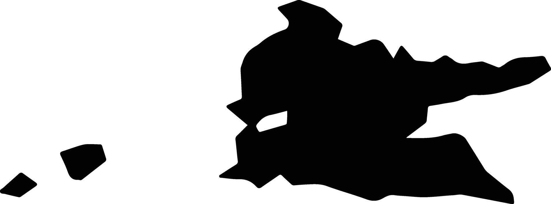 Laupen Switzerland silhouette map vector
