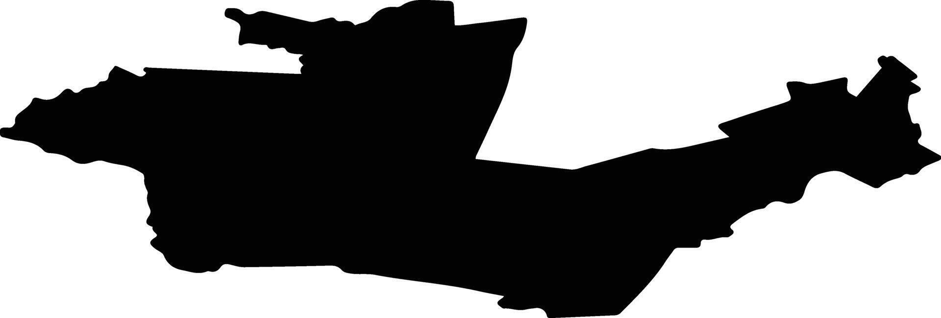 Lazdukalna pag Latvia silhouette map vector