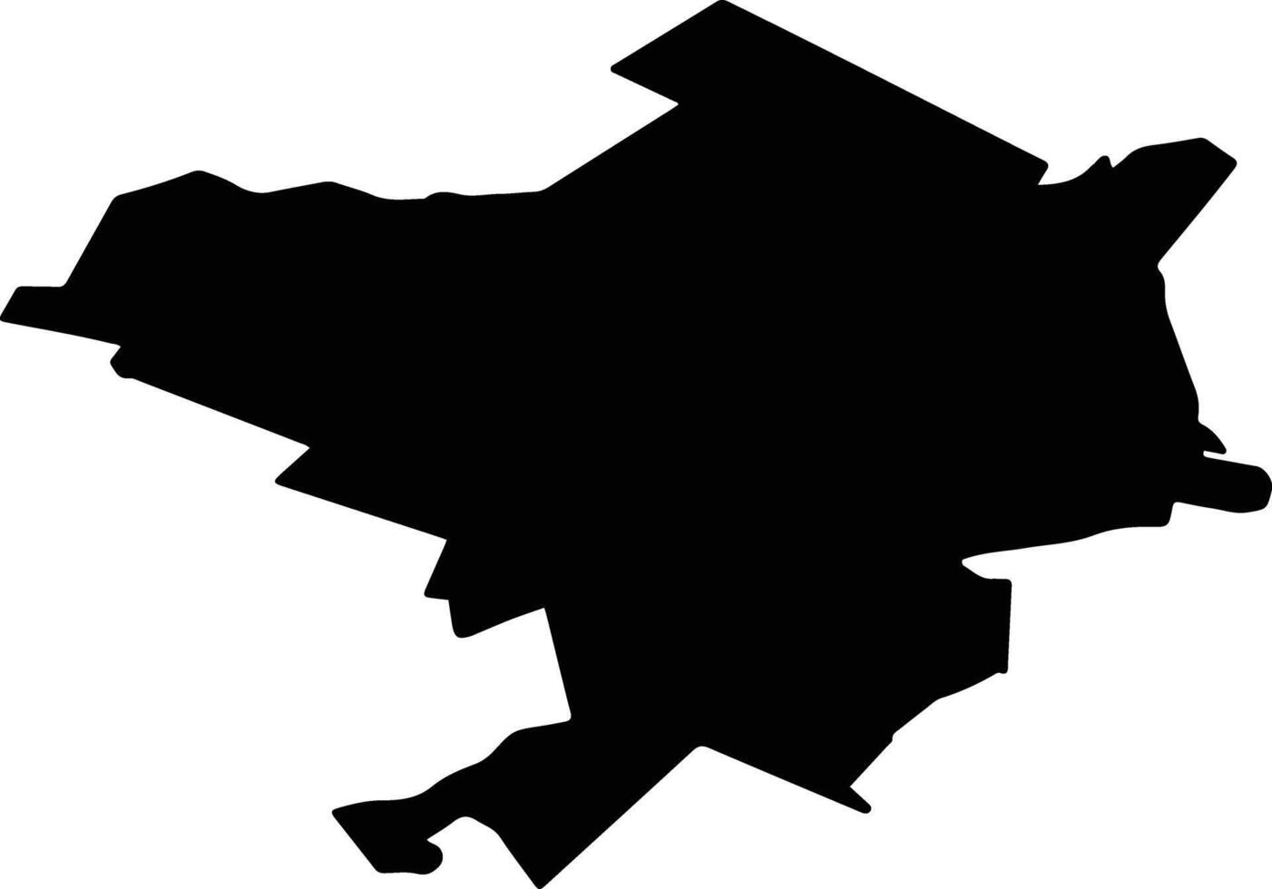 Lazdulejas pag Latvia silhouette map vector