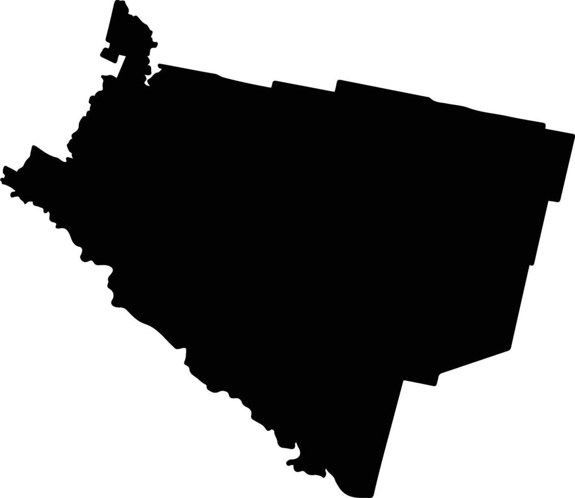 Leales Argentina silhouette map vector