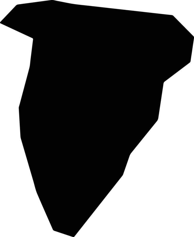Leewehpea Mahn Liberia silhouette map vector