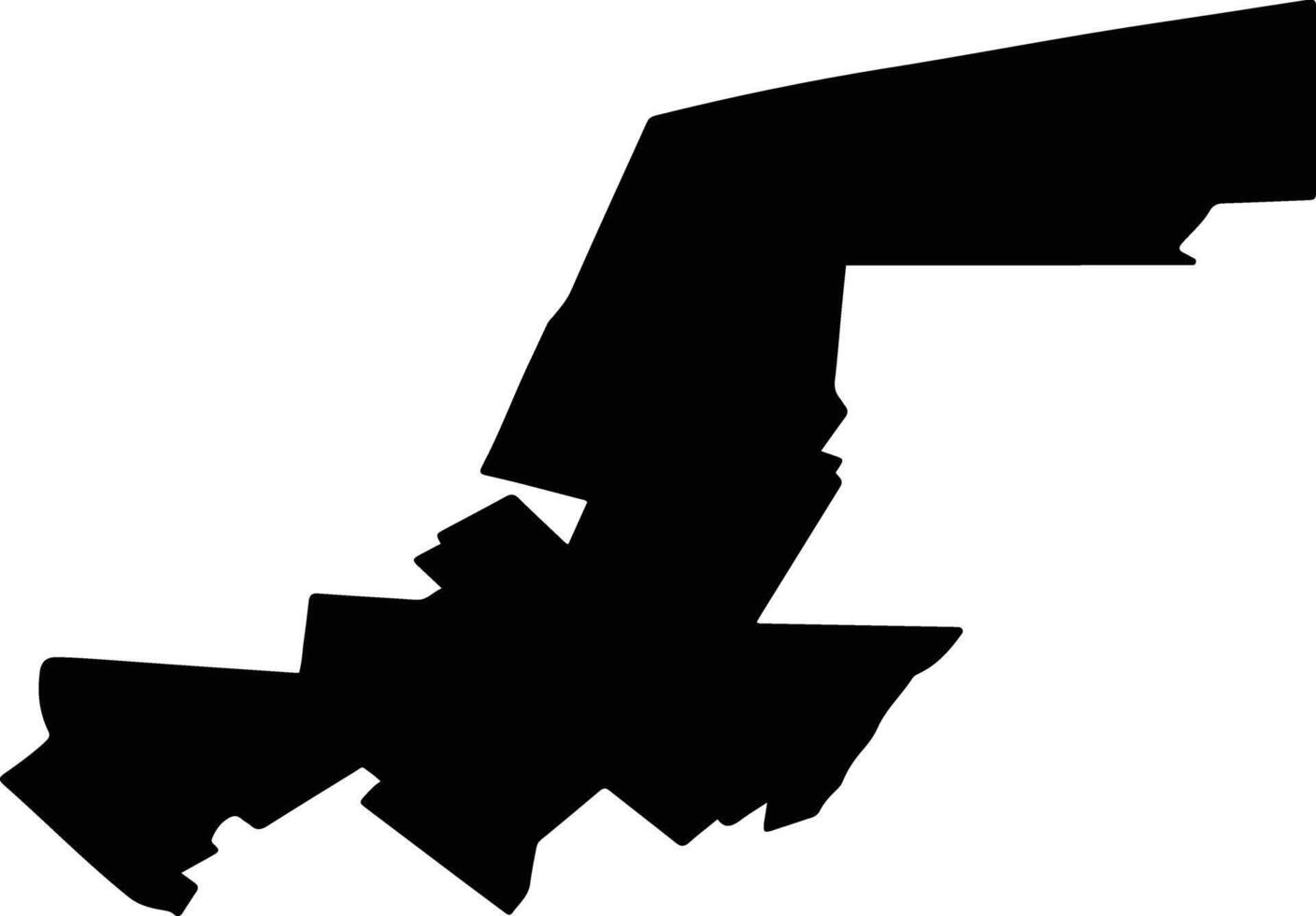 LEHLIU GARA Romania silhouette map vector