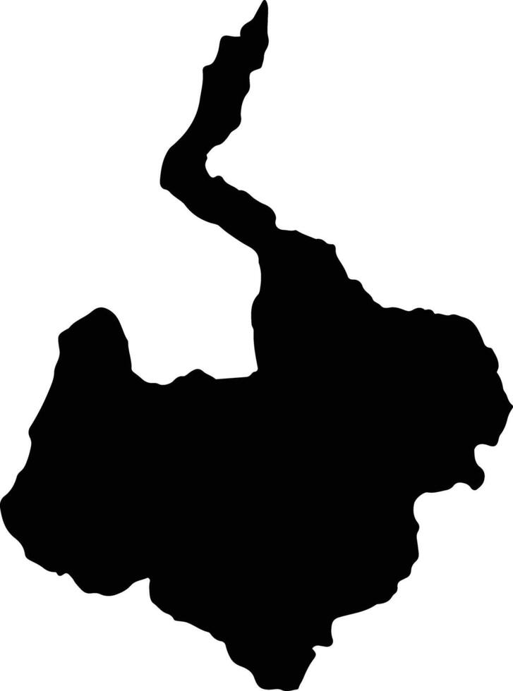 Leiva Colombia silhouette map vector