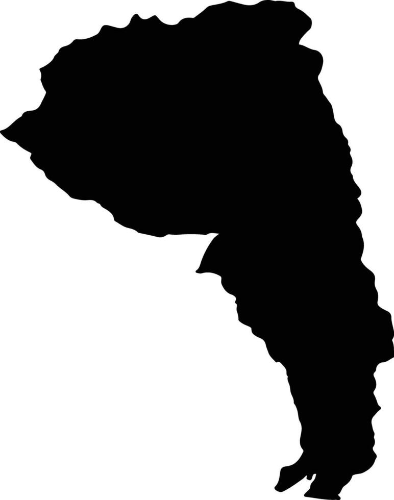 LERESTI Romania silhouette map vector