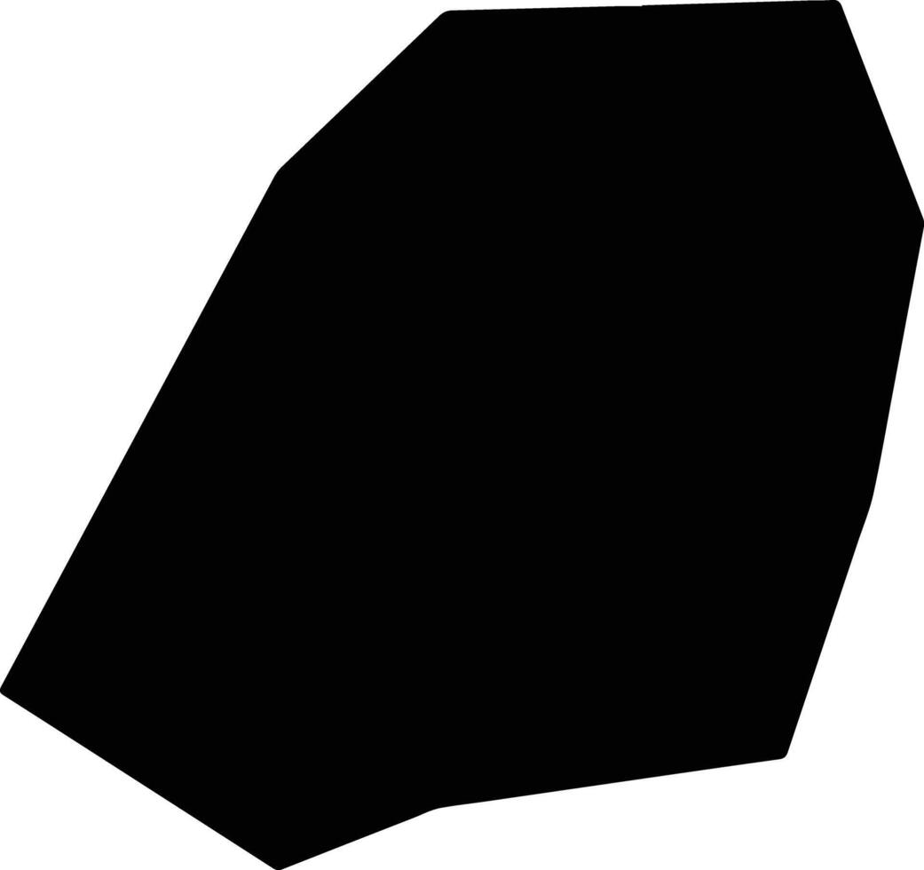 Leshanshi China silhouette map vector