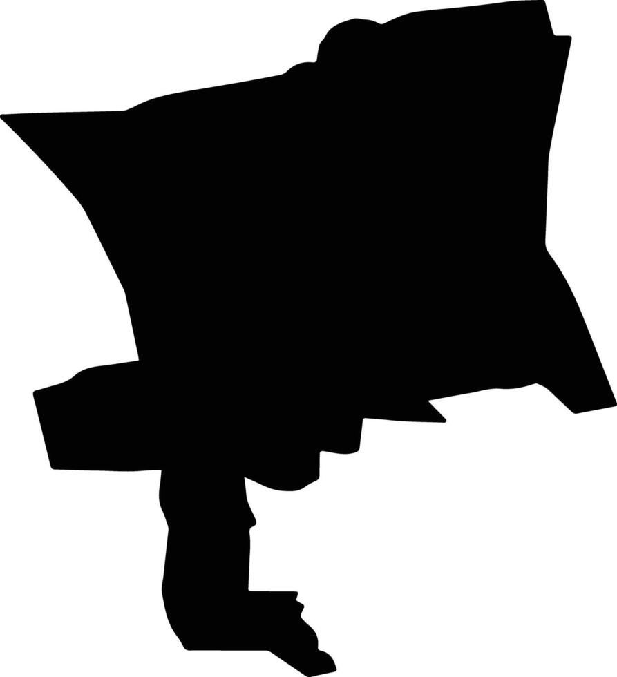 Lerma Mexico silhouette map vector