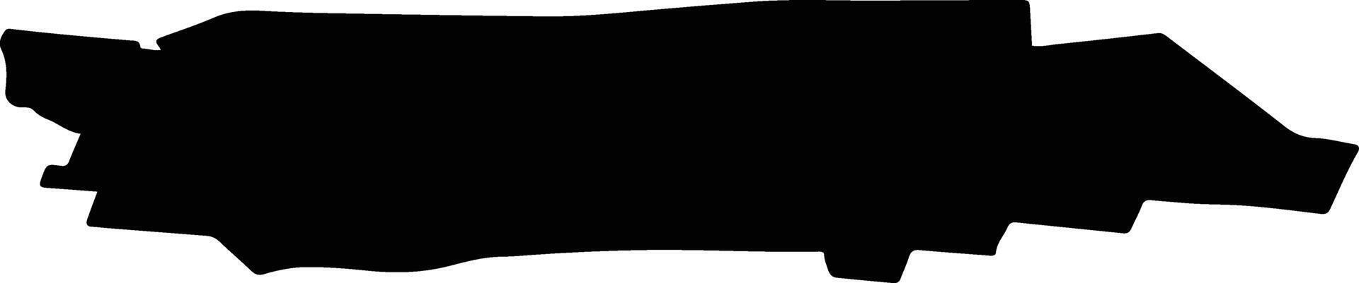 Leshukonsky District Russia silhouette map vector