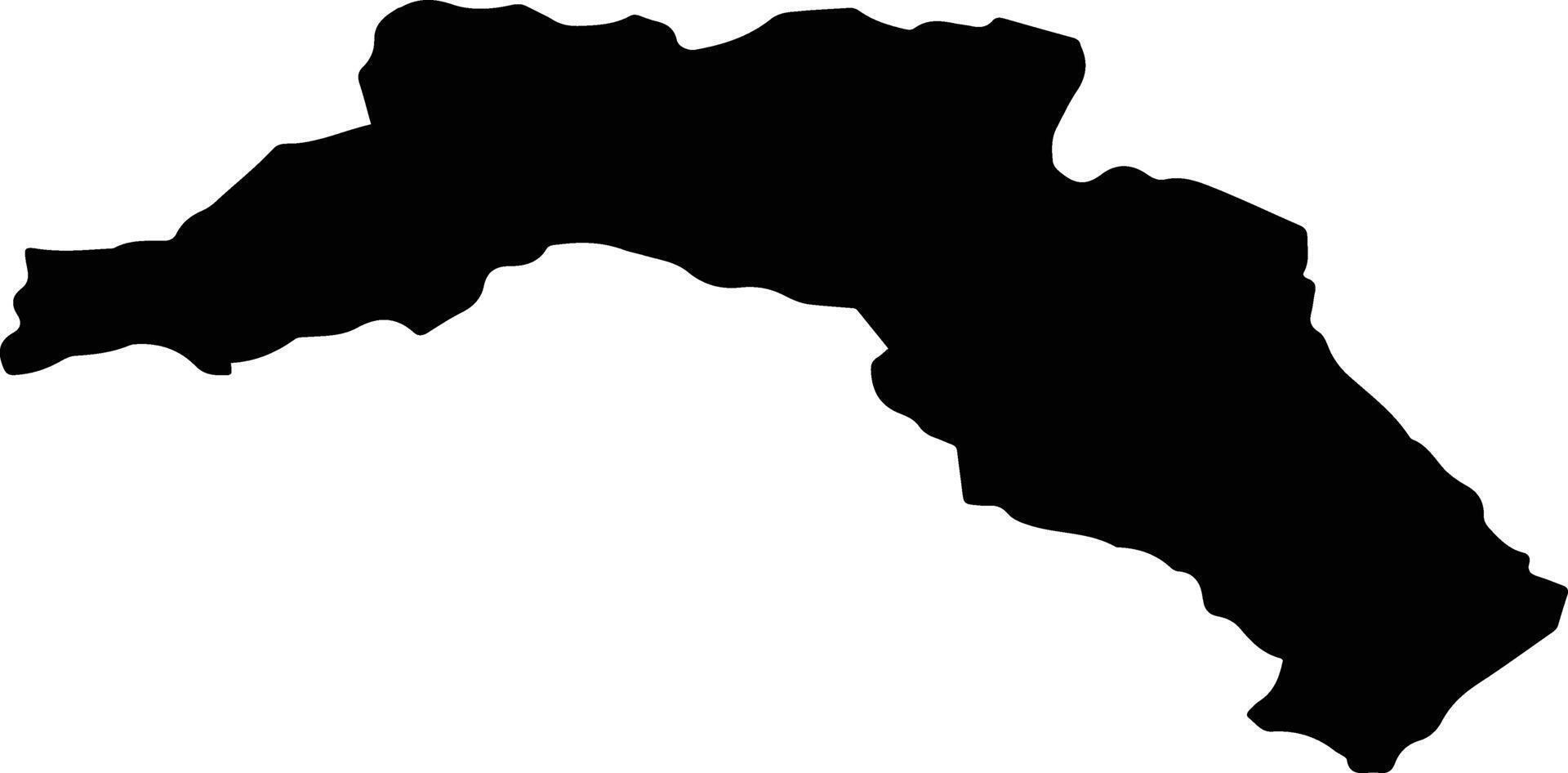 Leventina Switzerland silhouette map vector