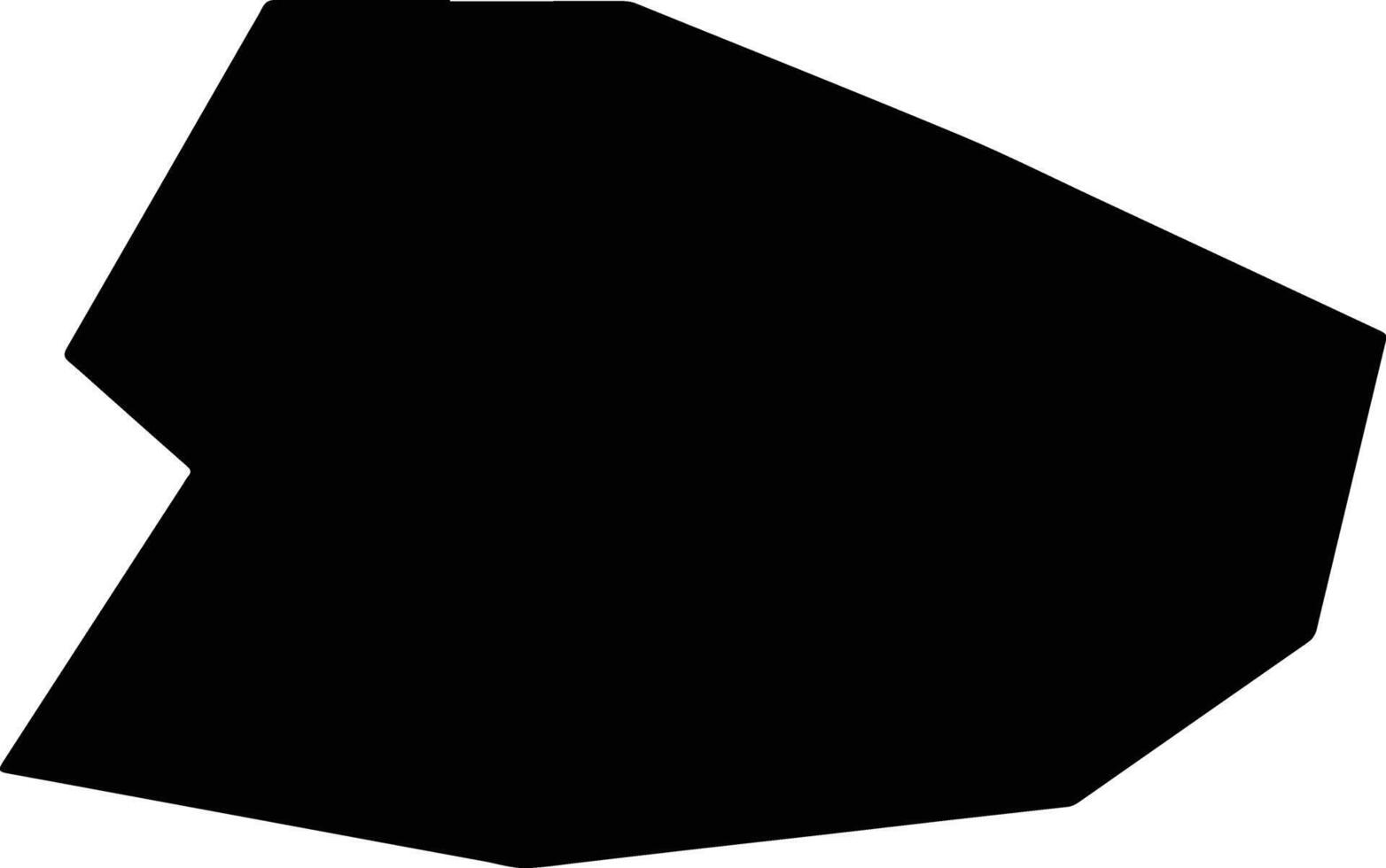 Liangpingxian China silhouette map vector