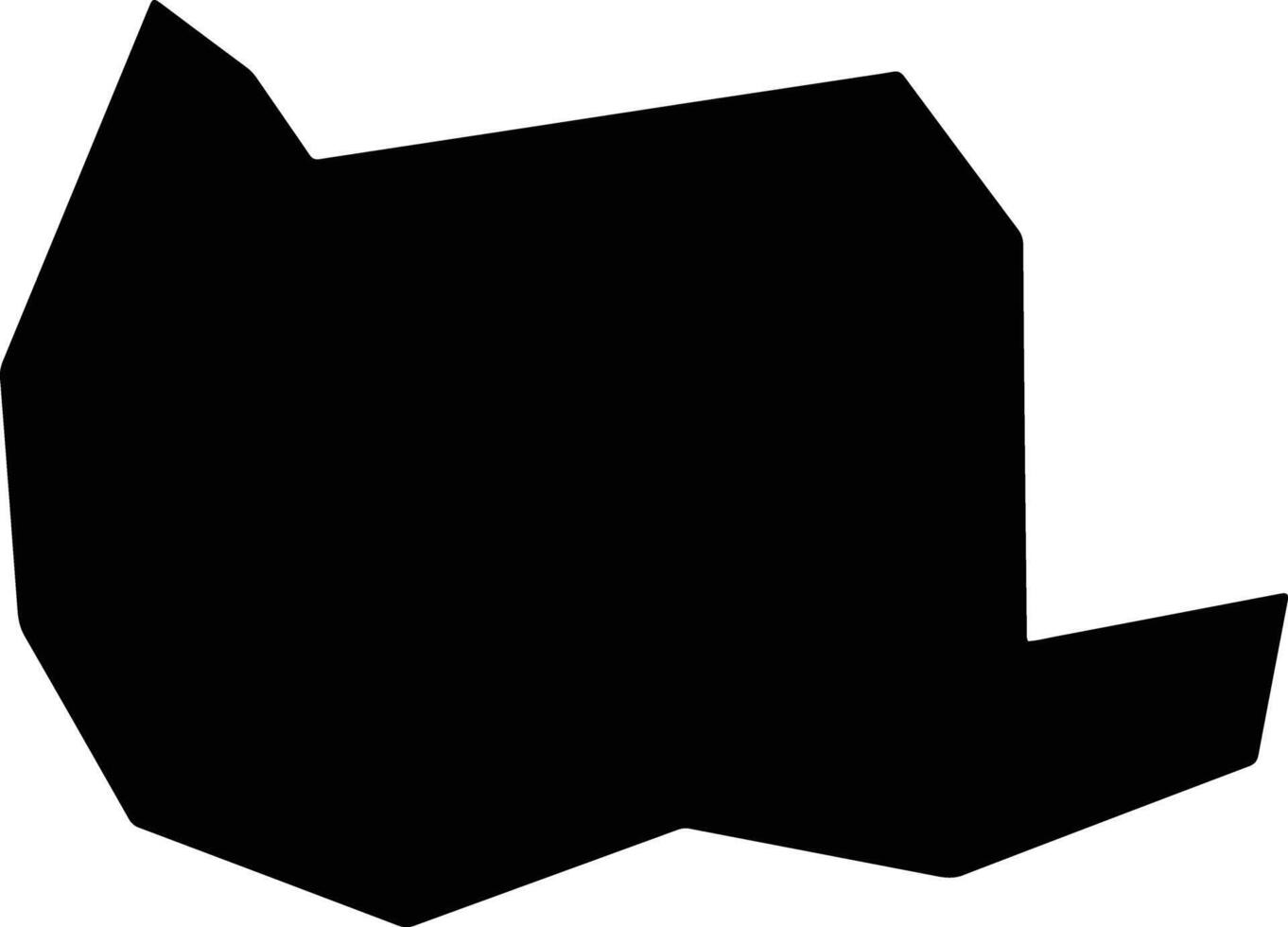 Lianpingxian China silhouette map vector