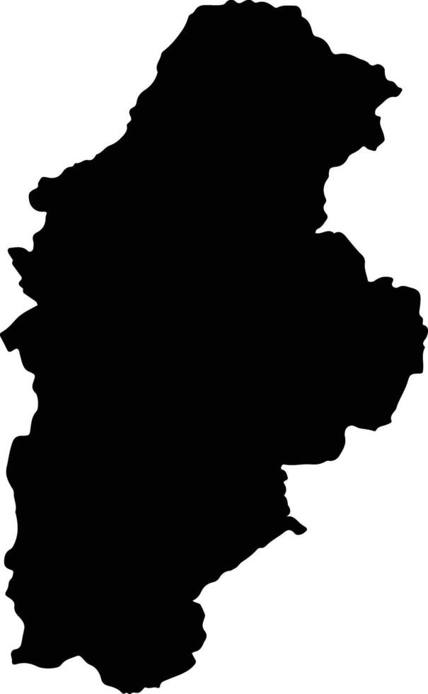 Libano Colombia silhouette map vector