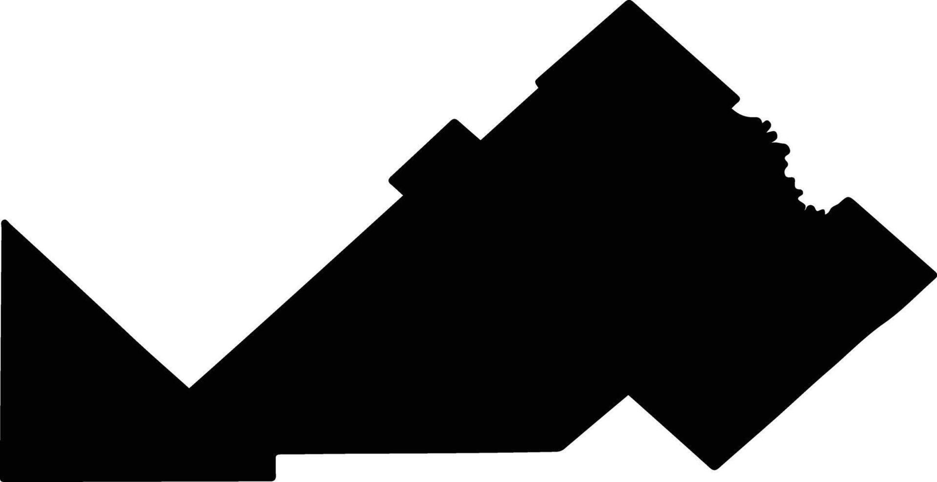 Libertad Argentina silhouette map vector