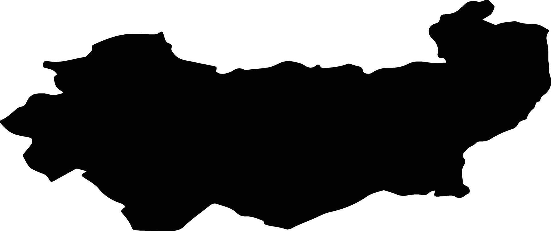 LIFFORD STRANORLAR LEA 6 Ireland silhouette map vector