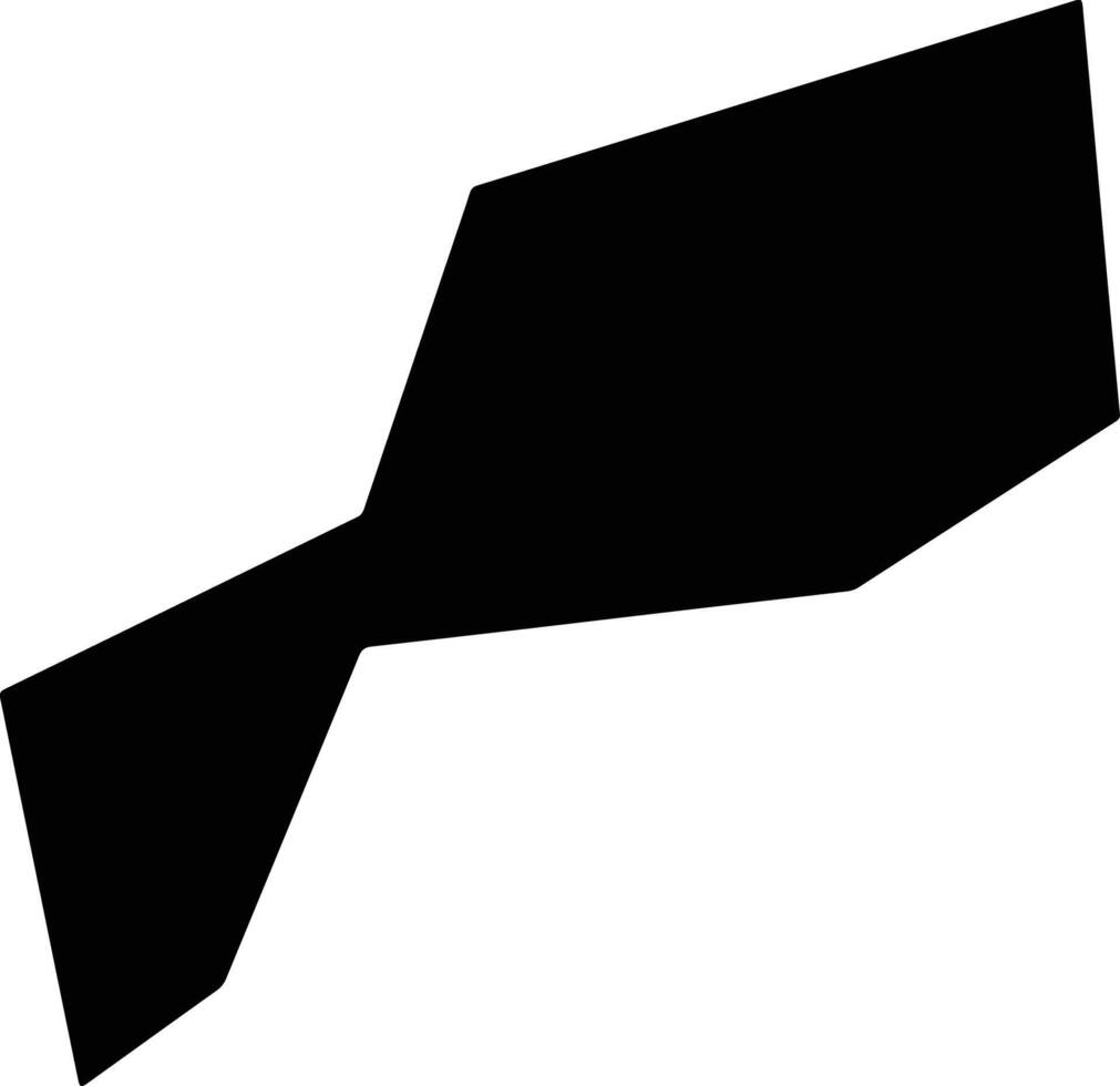 Lijinxian China silhouette map vector