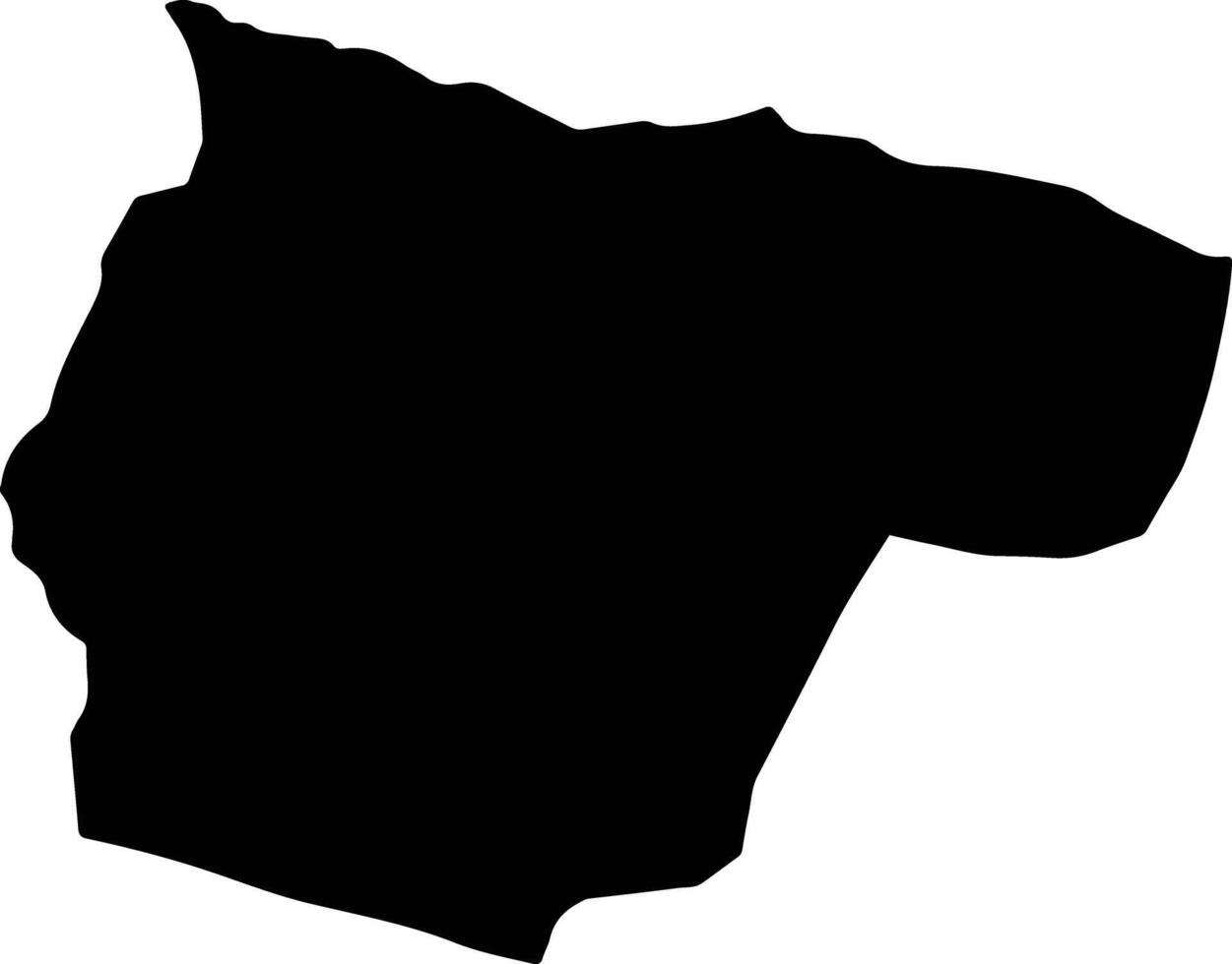 Lilliput Jamaica silhouette map vector