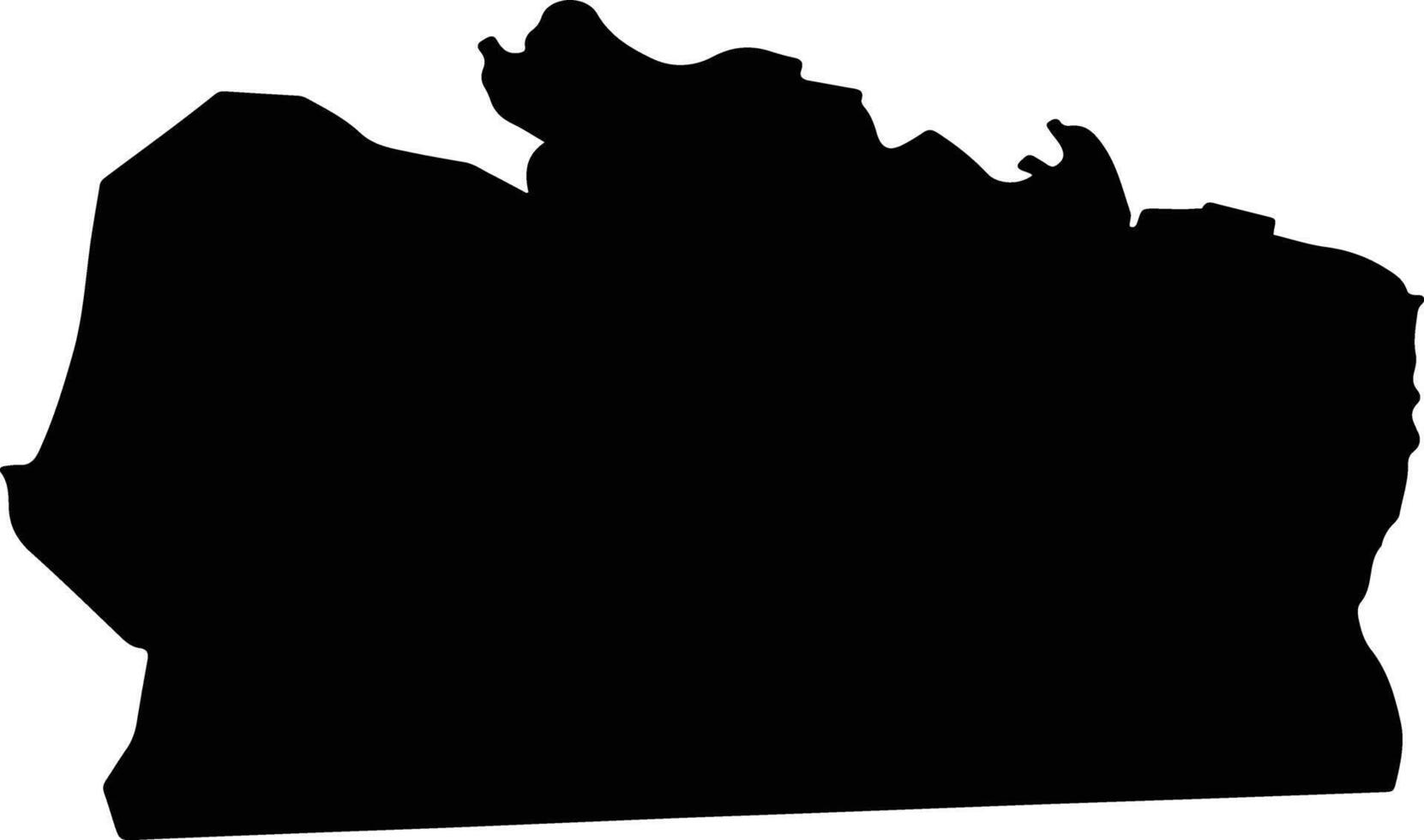 LIMANU Romania silhouette map vector