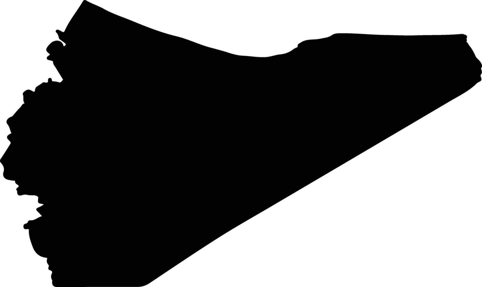 Limon Honduras silhouette map vector