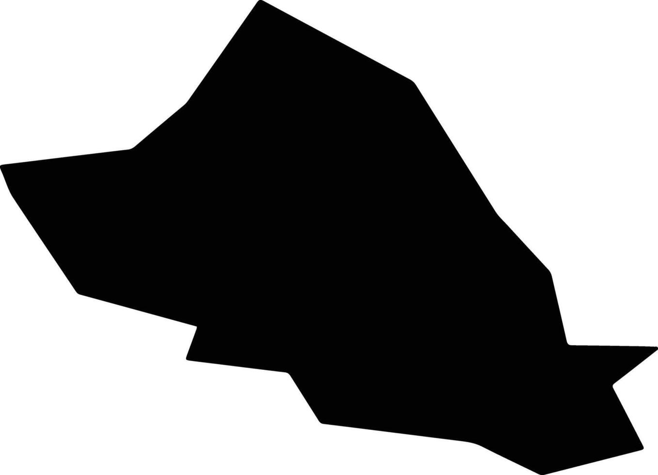 Lindesberg Sweden silhouette map vector