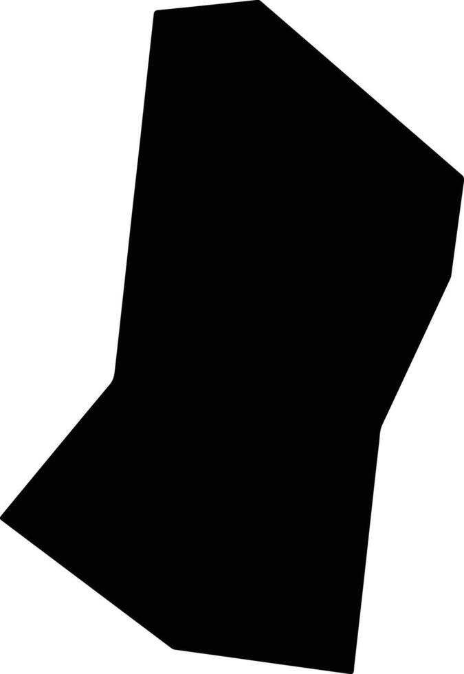 Lingbixian China silhouette map vector