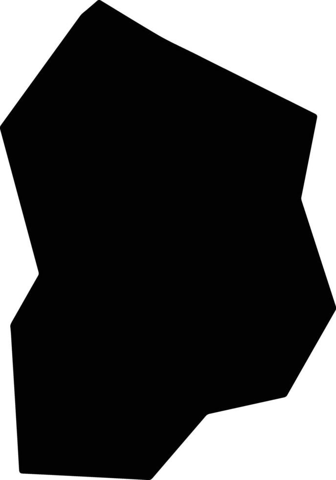 Lingwuxian China silhouette map vector