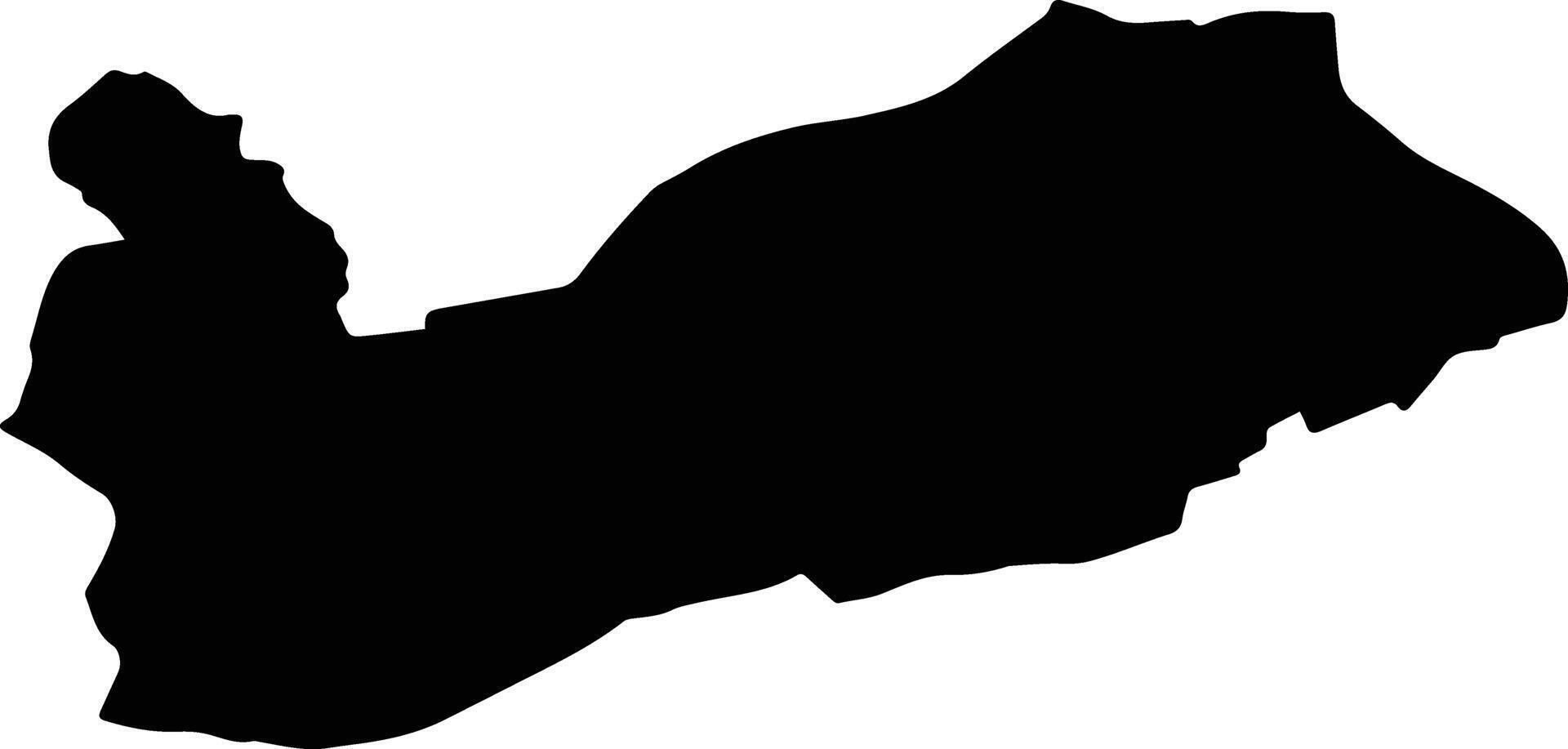 Lintgen Luxembourg silhouette map vector