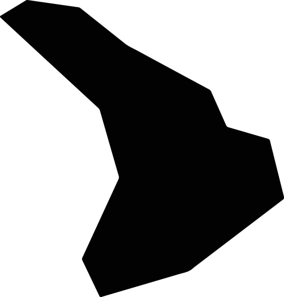 Lintaoxian China silhouette map vector