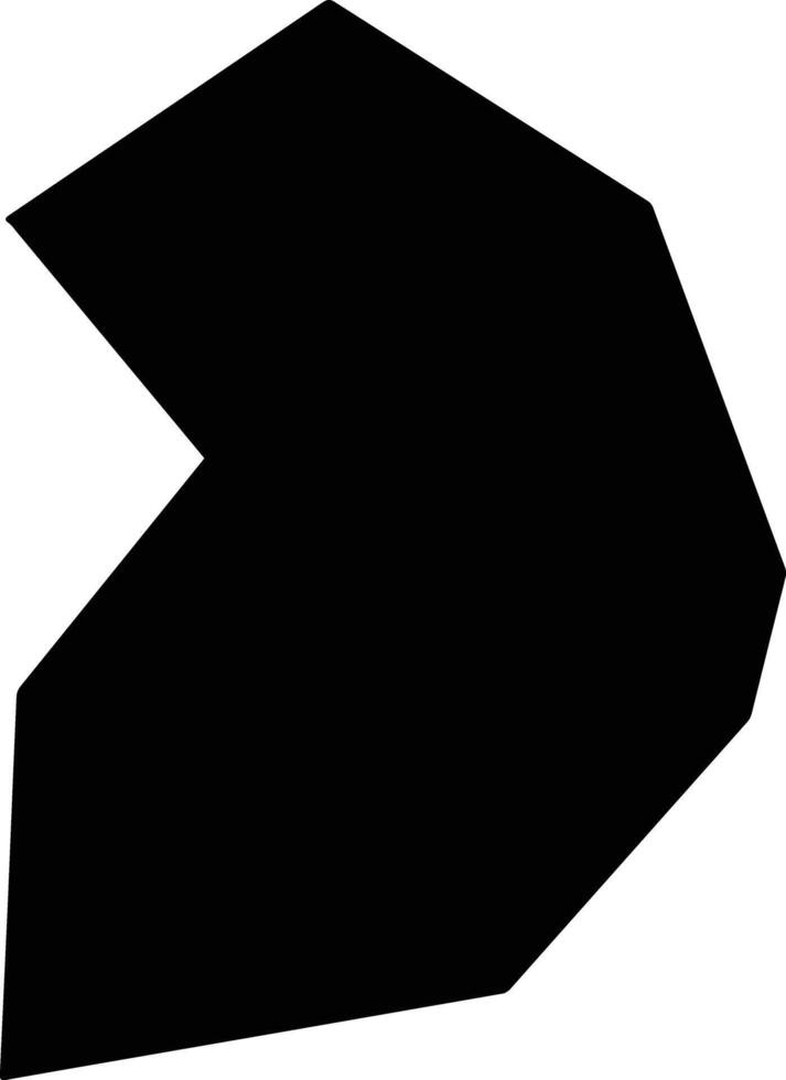 Linxiangshi China silhouette map vector