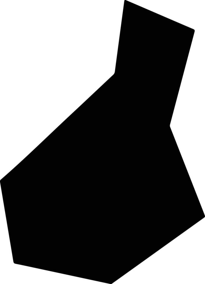 Linyixian China silhouette map vector