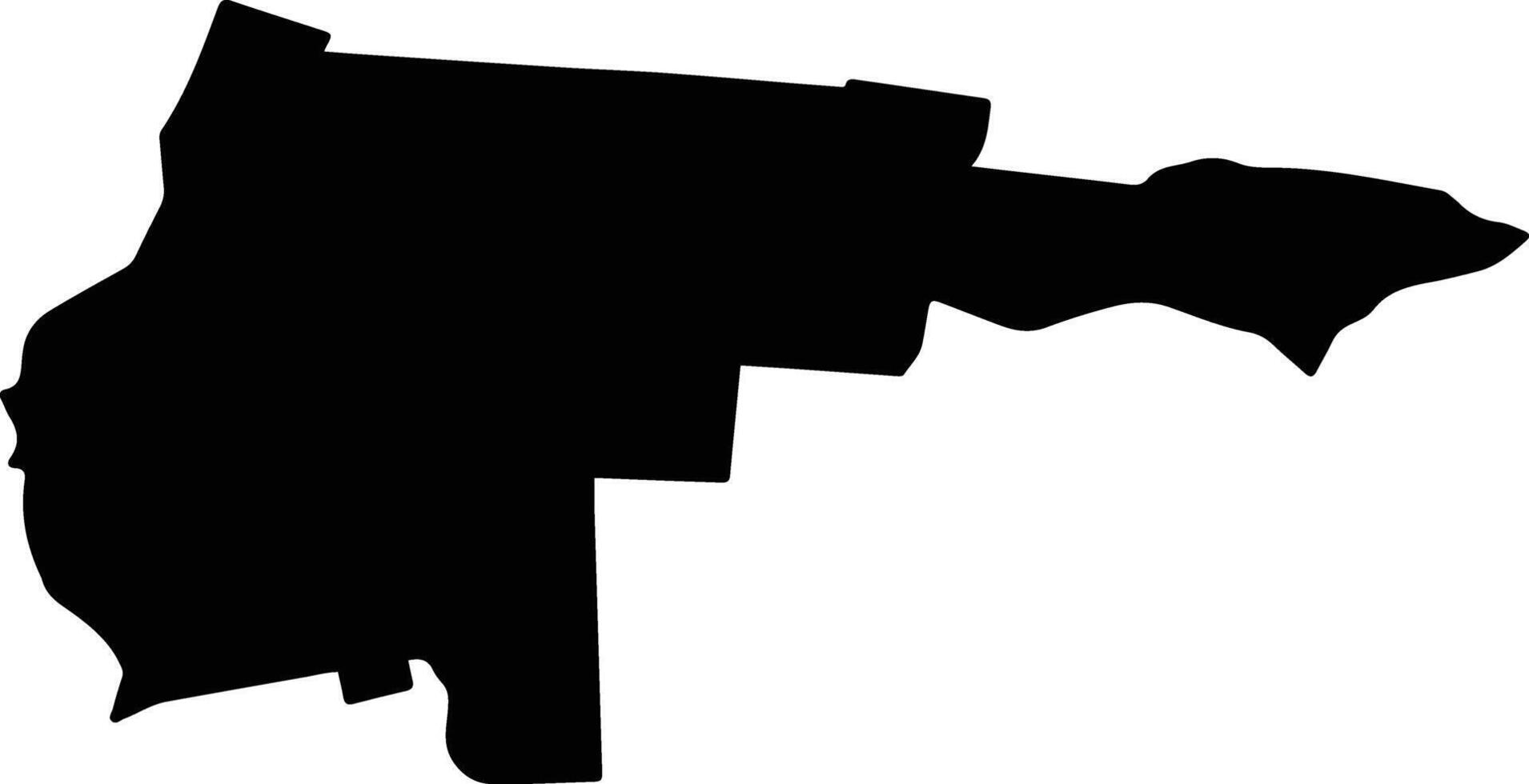 LIPANESTI Romania silhouette map vector