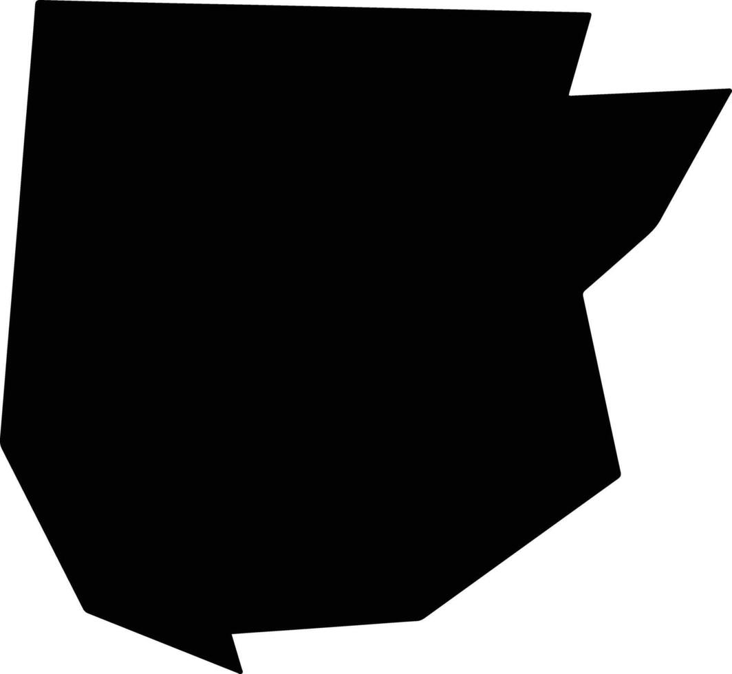 Litchfield United States silhouette map vector