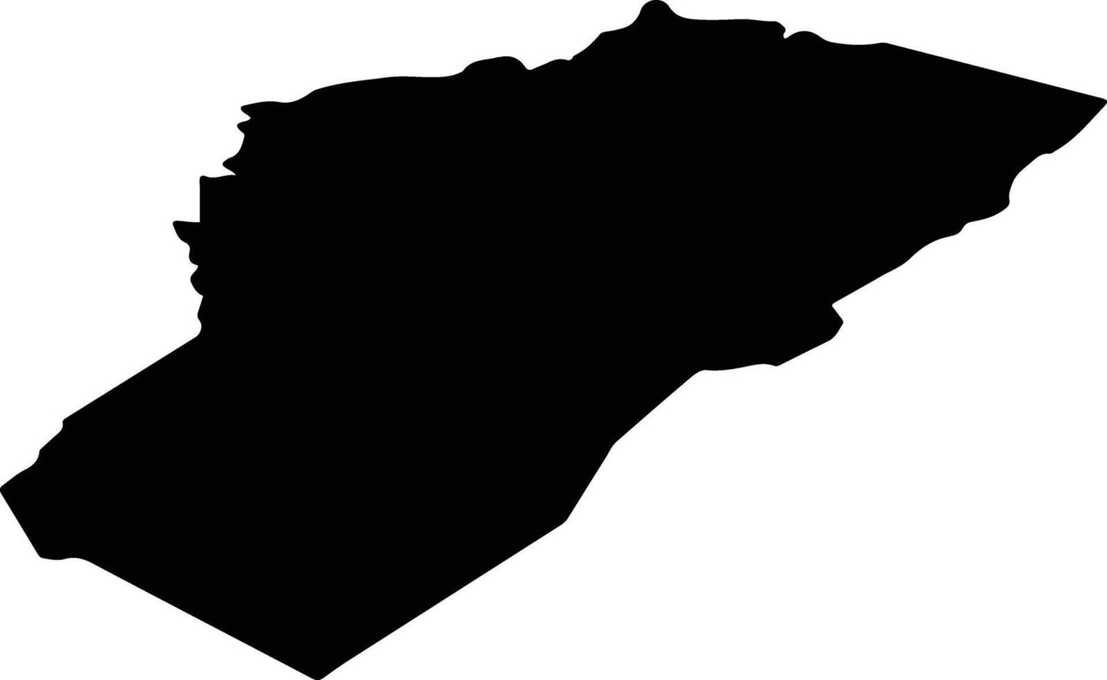 Litenes pag Latvia silhouette map vector
