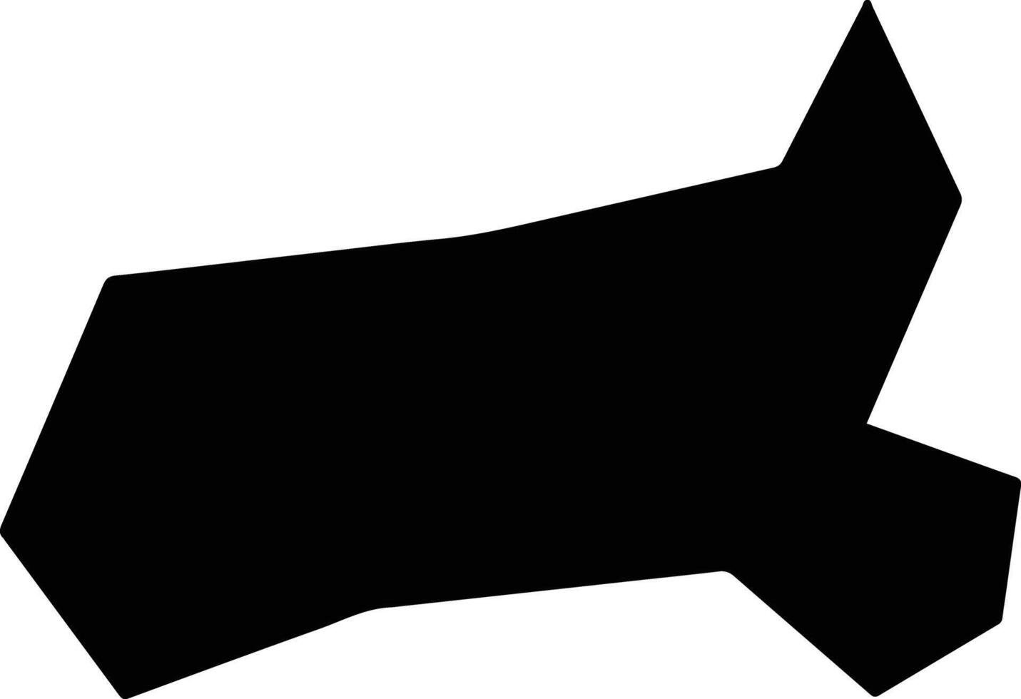 Liuxiangxian China silhouette map vector