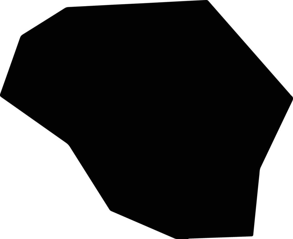 Lixingxian China silhouette map vector