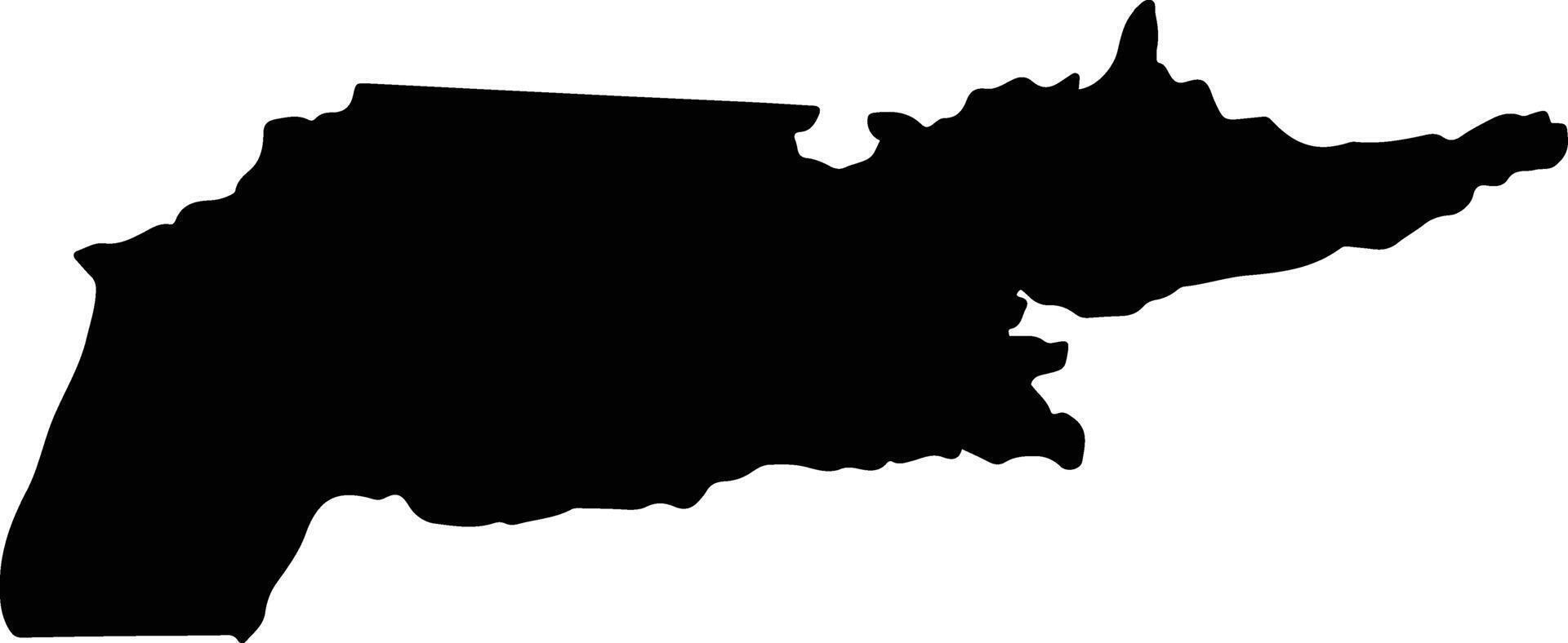 Lloyds Jamaica silhouette map vector