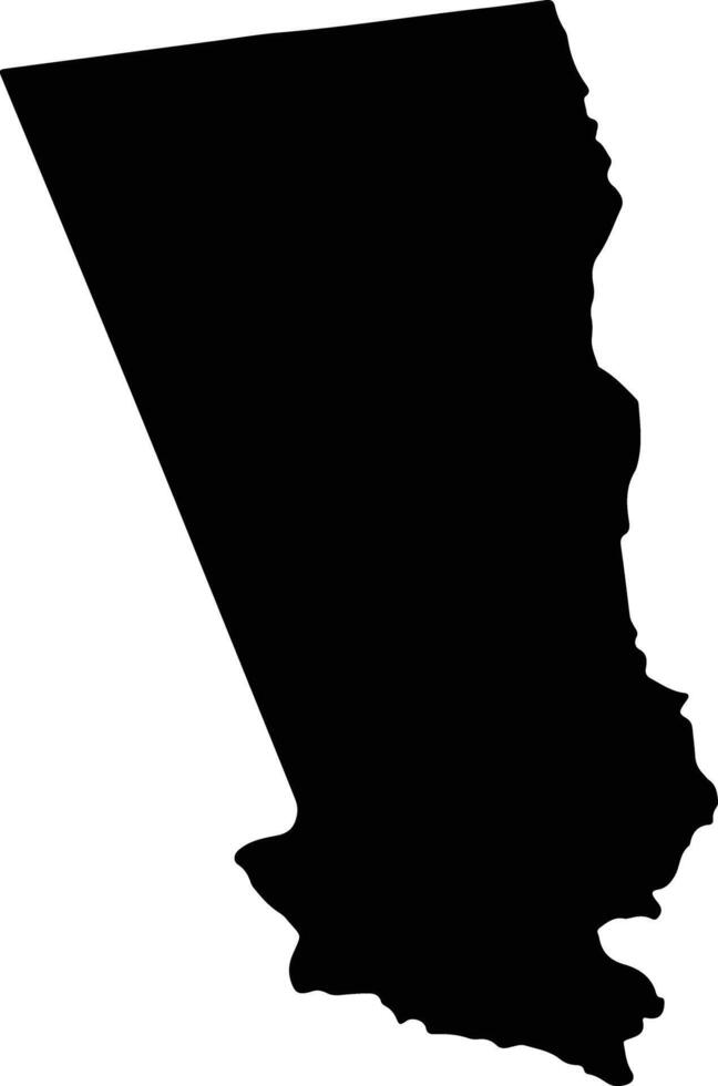 Lluidas Vale Jamaica silhouette map vector