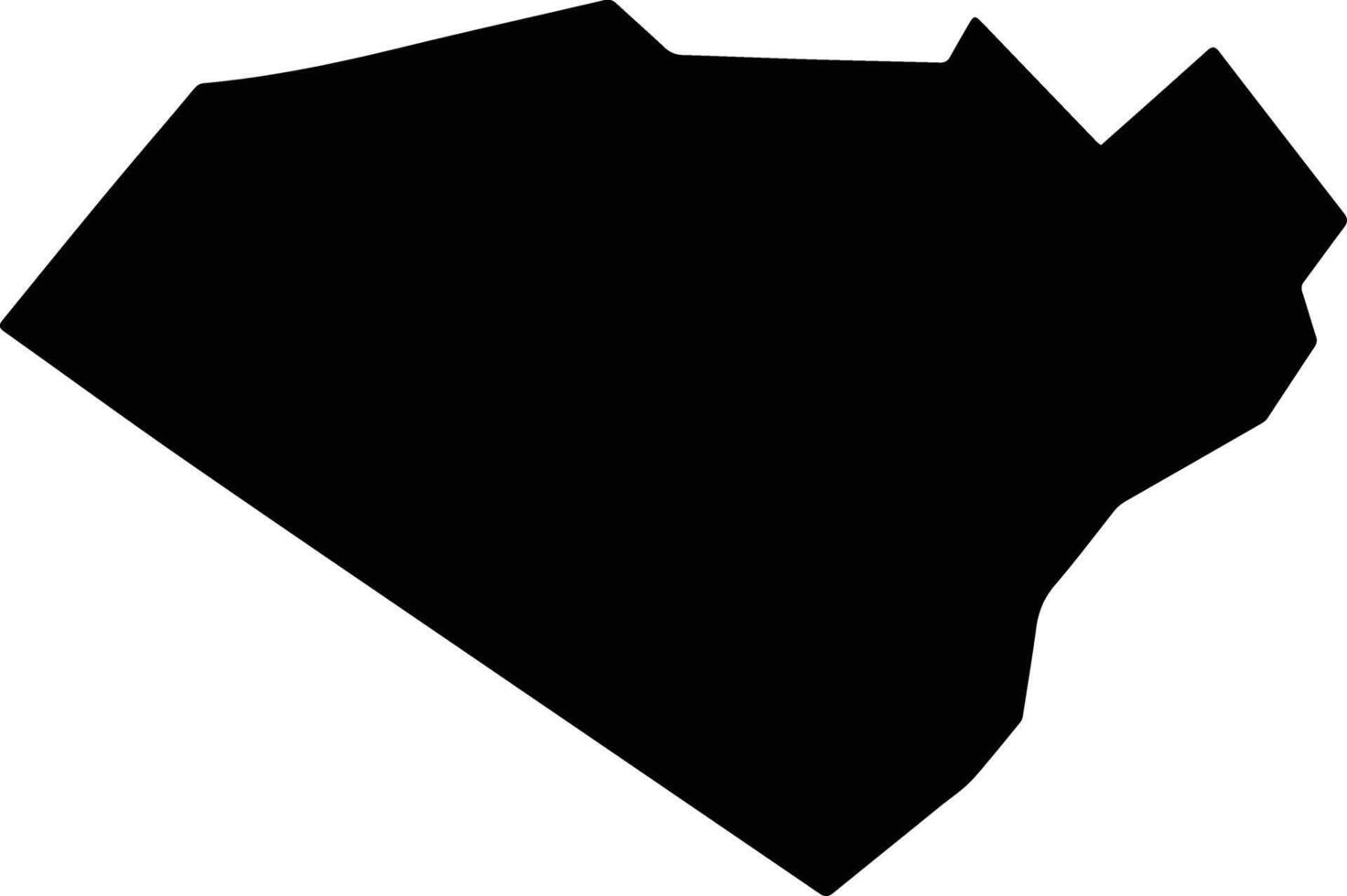 Loanda Brazil silhouette map vector