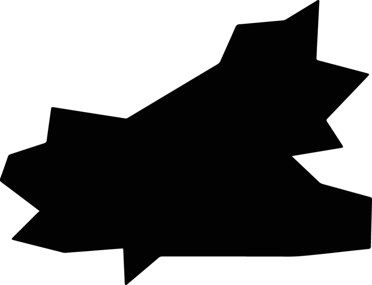 Lobnya Russia silhouette map vector