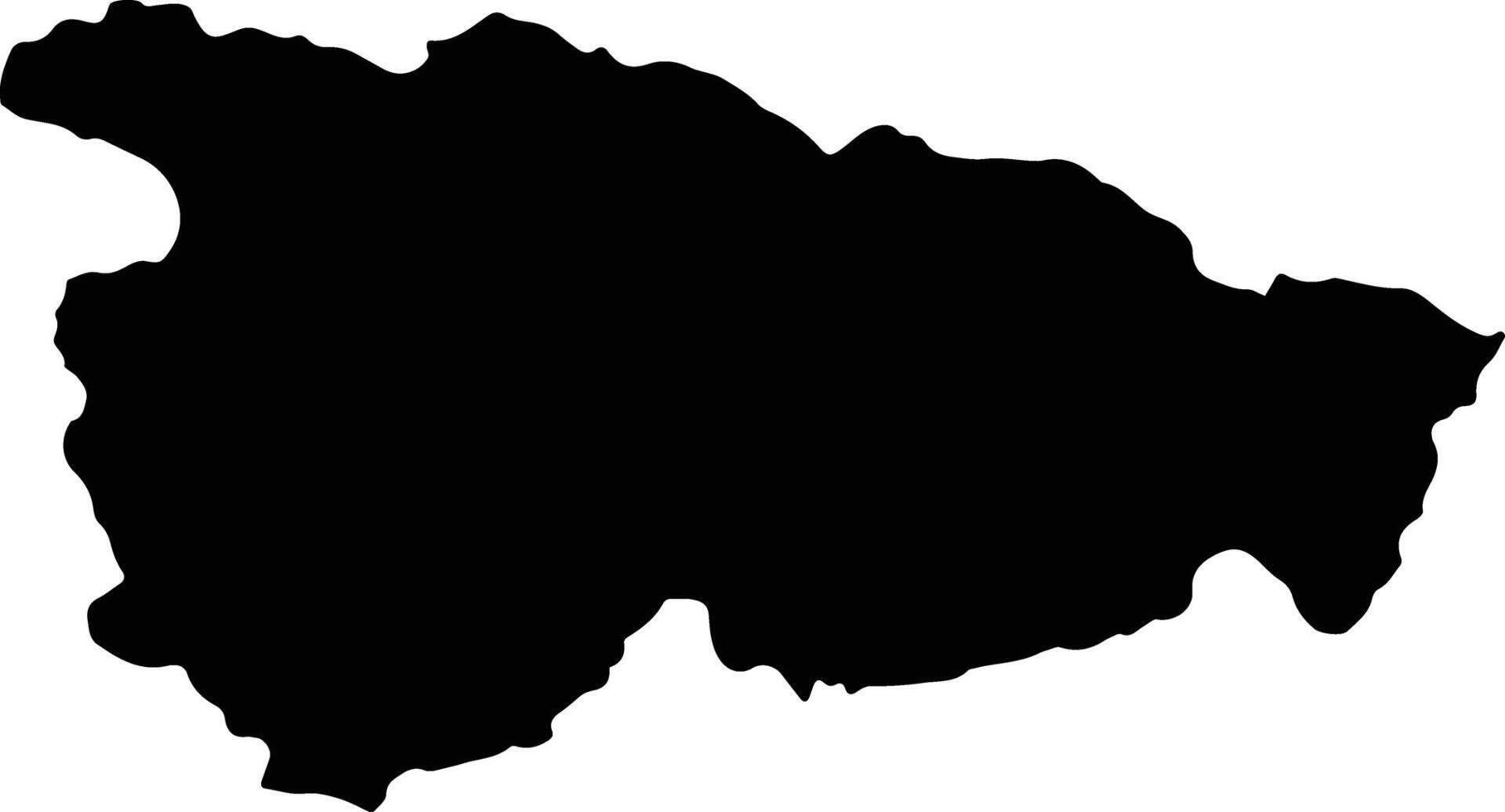 Longcheng Laos silhouette map vector