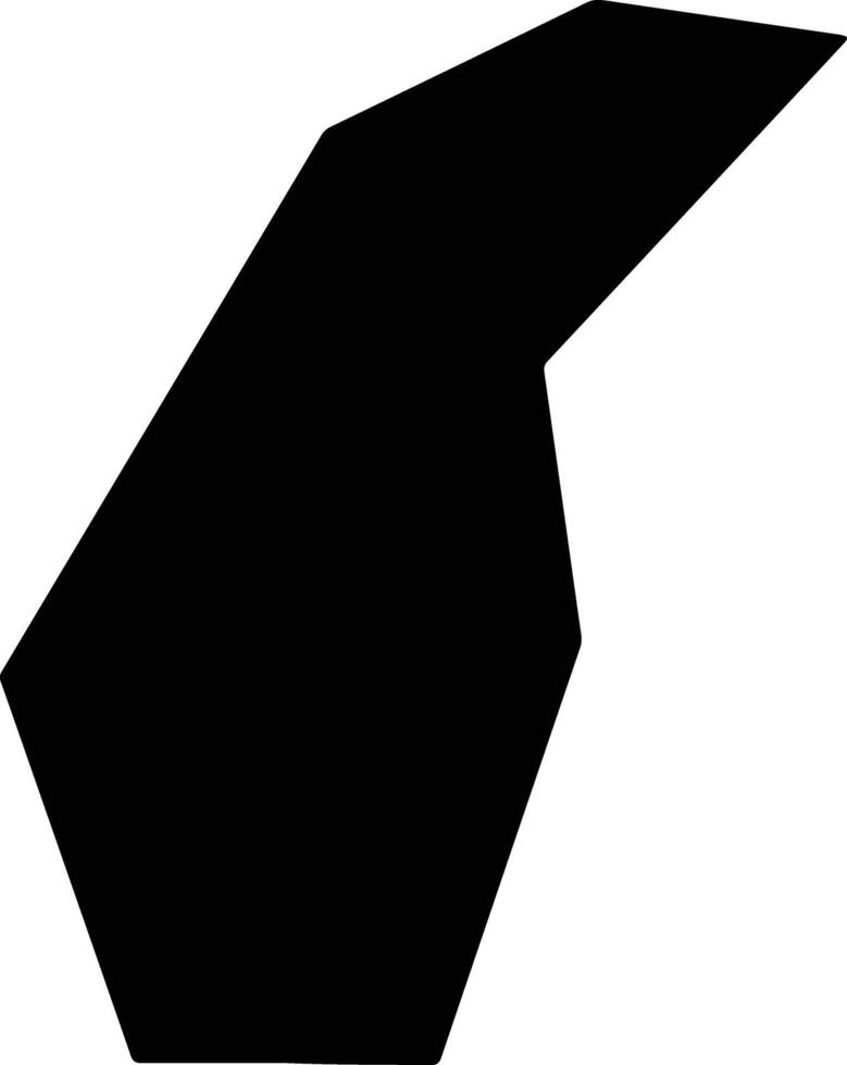 Longlixian China silhouette map vector
