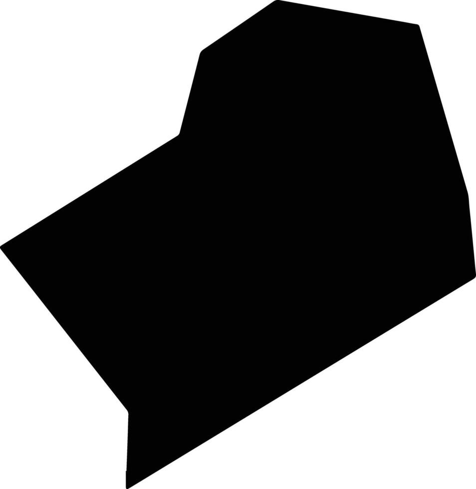 Longmenxian China silhouette map vector