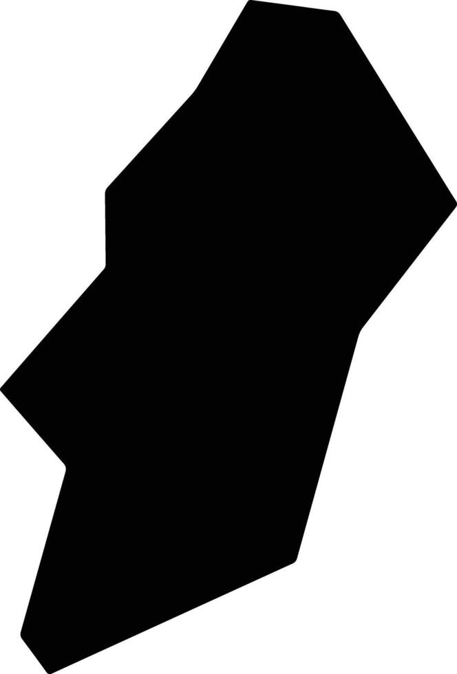 Longshanxian China silhouette map vector