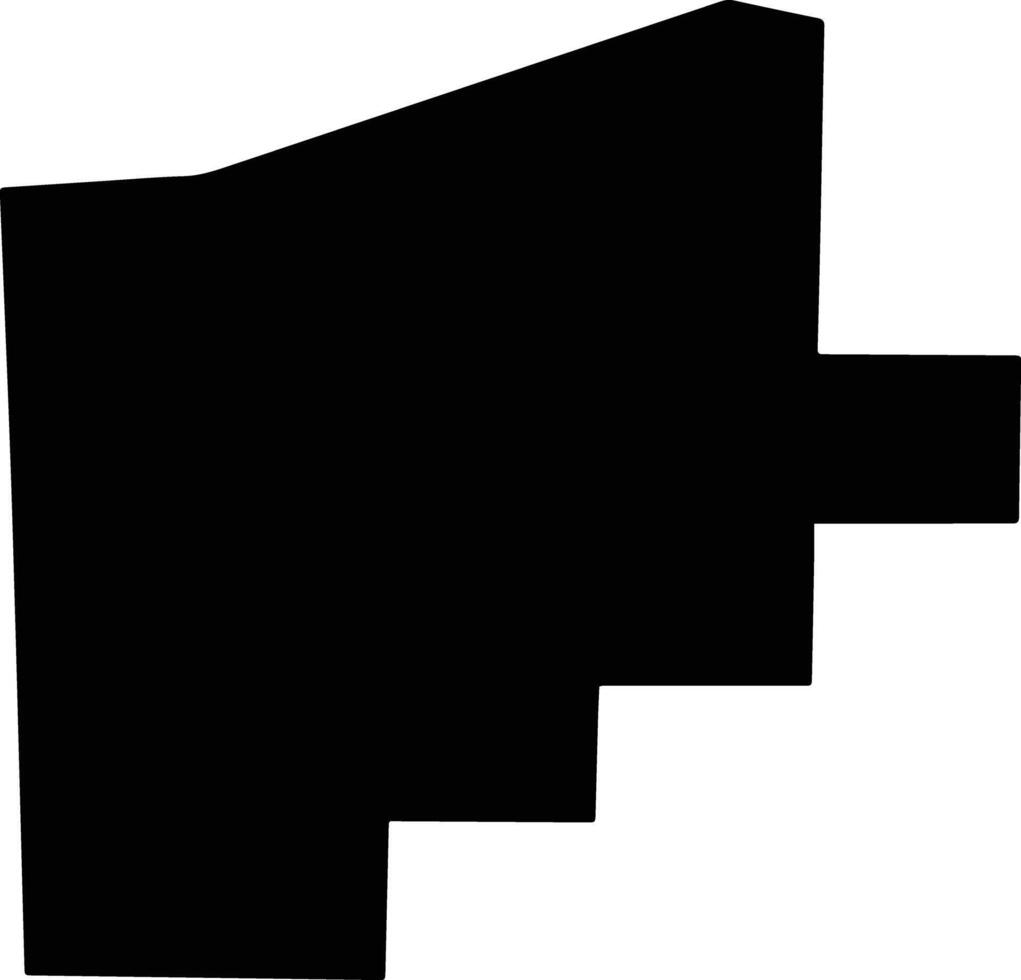 Lorain United States silhouette map vector