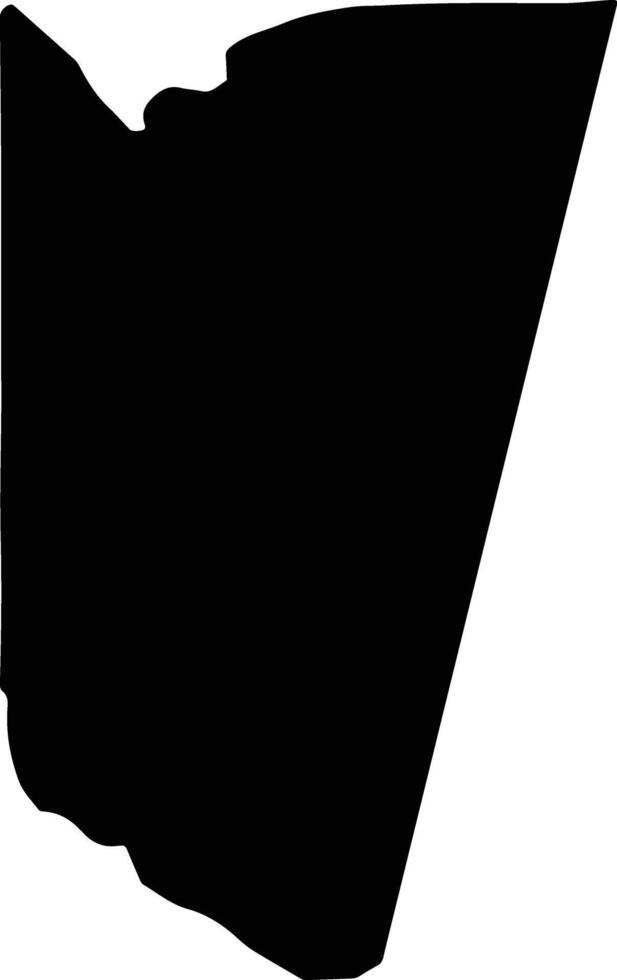 Lorrimers Jamaica silhouette map vector
