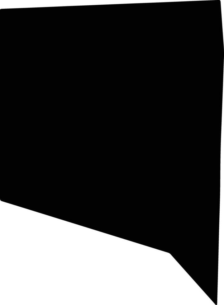 Los Alamos United States silhouette map vector