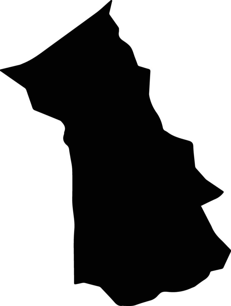 Los Guayos Venezuela silhouette map vector