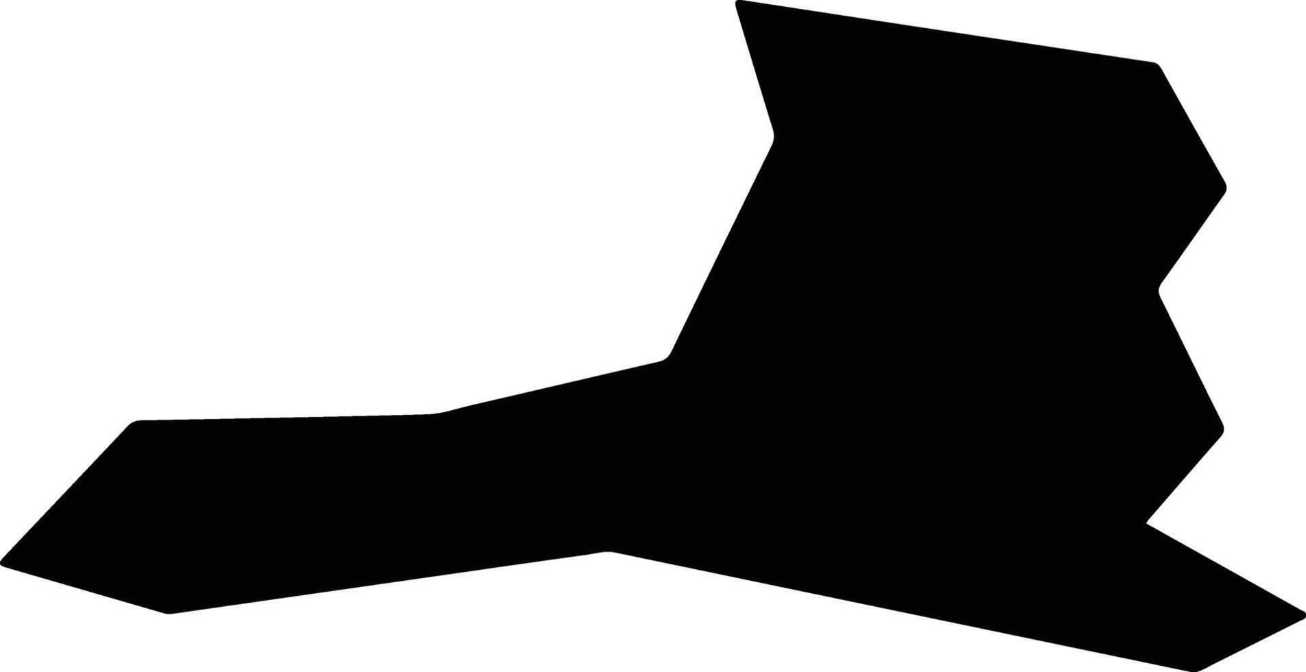 Losino Petrovsky Russia silhouette map vector